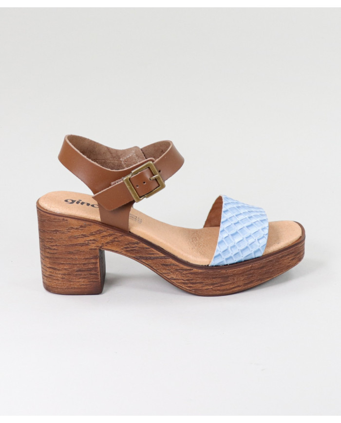 Sandalias de Senhora Ginova con Tira Decorada