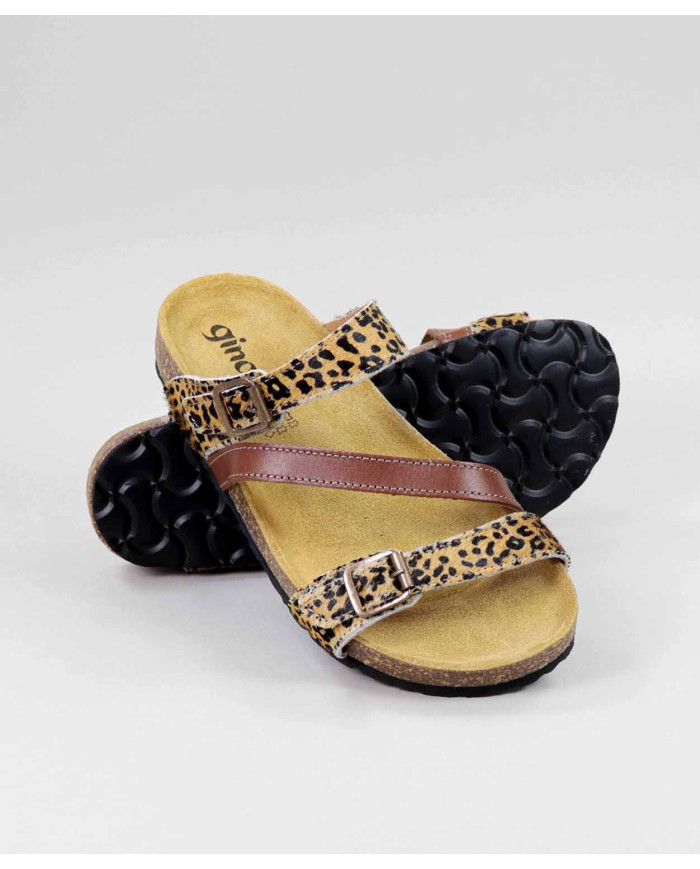 Zapatillas con Strips Leopard de Lady Ginova