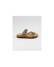 Slippers with Strips Leopard of Lady Ginova