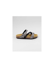 Chinelos com Tiras Leopardo de Senhora Ginova