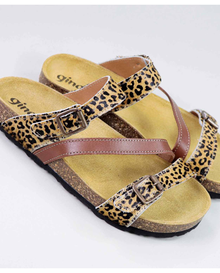 Zapatillas con Strips Leopard de Lady Ginova