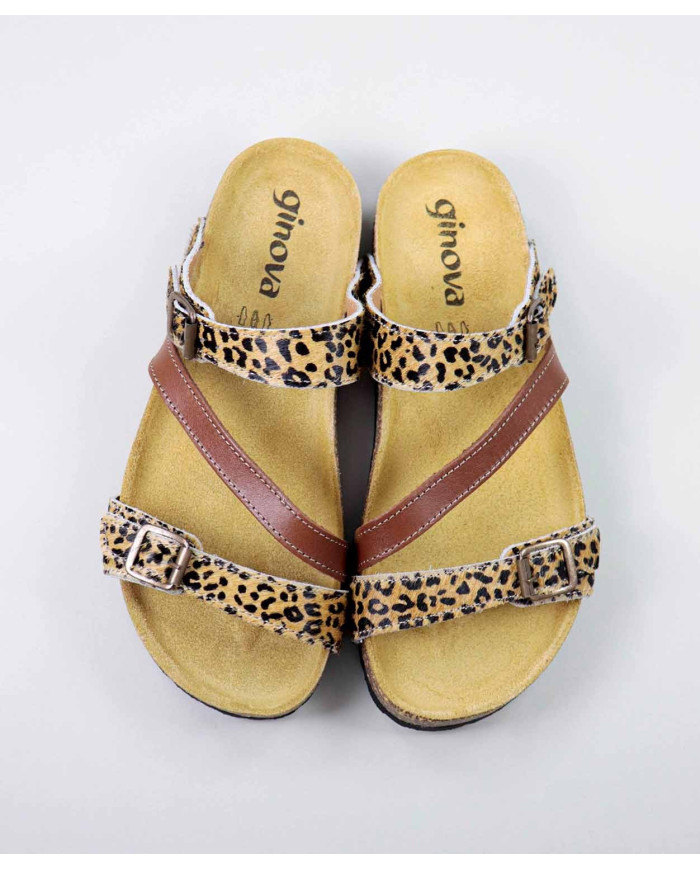 Zapatillas con Strips Leopard de Lady Ginova