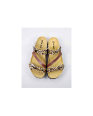 Zapatillas con Strips Leopard de Lady Ginova