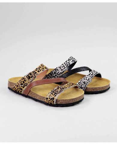 Zapatillas con Strips Leopard de Lady Ginova