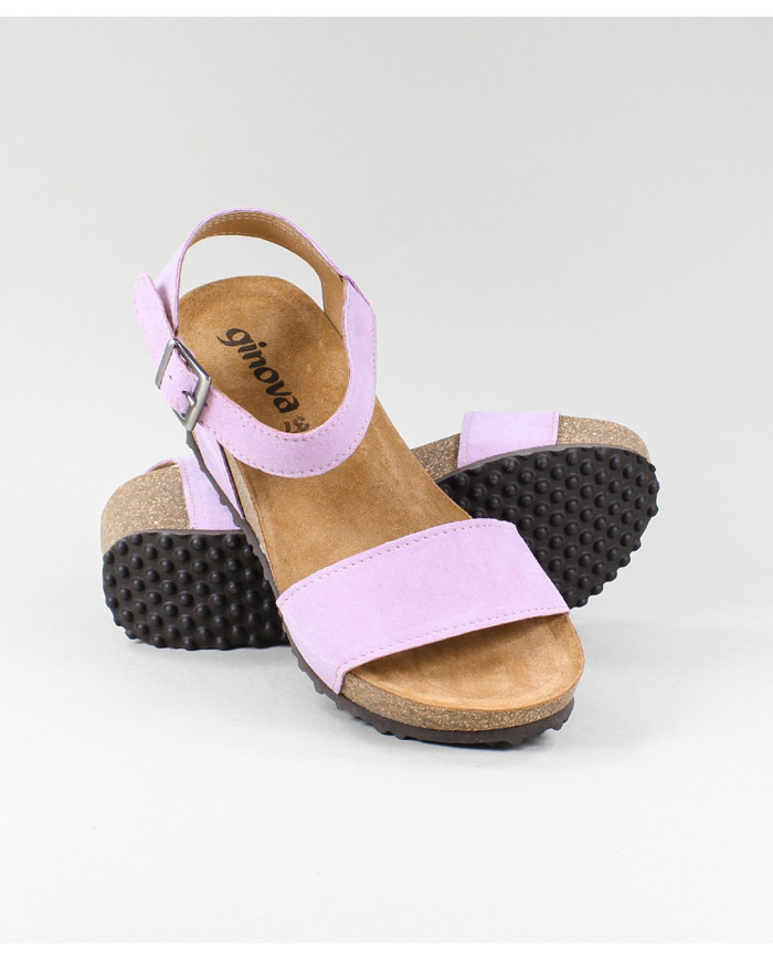 Rosa de Senhora Ginova sandals with Anatomical Insole