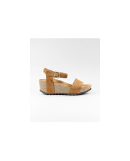 Sandálias Camel de Senhora Ginova com Palmilha Anatómica