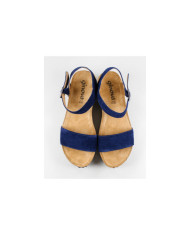 Blue sandals of Lady Ginova with Anatomical Insole