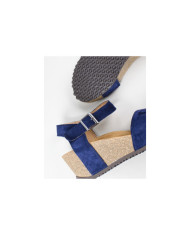 Blue sandals of Lady Ginova with Anatomical Insole