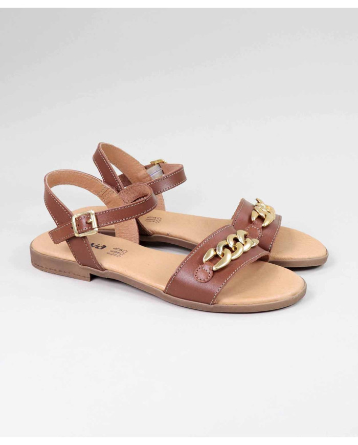 Sandalias con cadena de oro de Lady Ginova