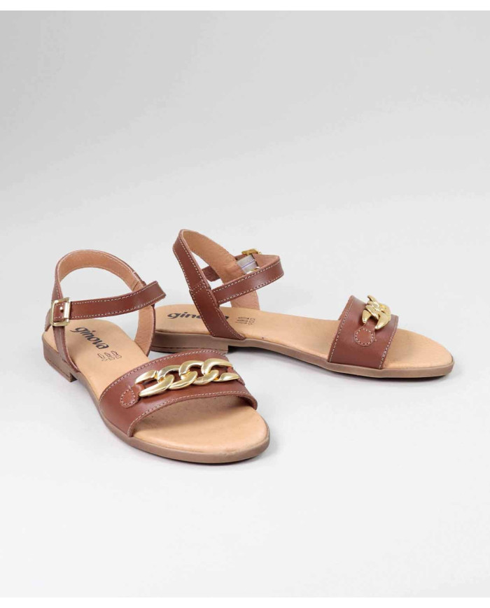 Sandalias con cadena de oro de Lady Ginova