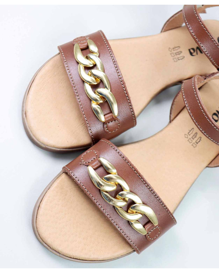 Sandals with Golden Chain of Lady Ginova