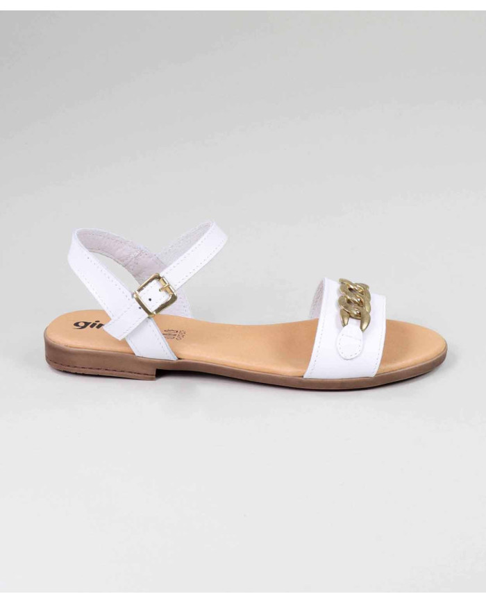 Sandalias con cadena de oro de Lady Ginova