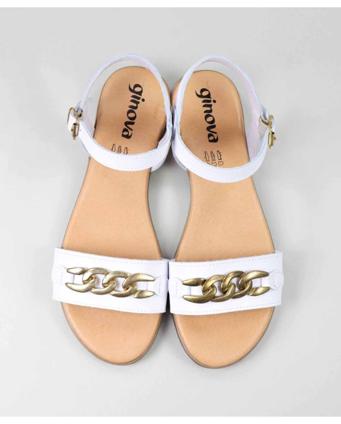 Sandalias con cadena de oro de Lady Ginova