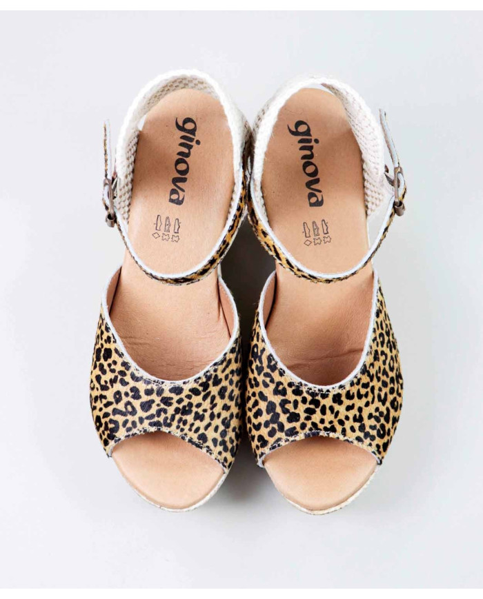 Sandalias con Cunha Pattern Lady Ginova