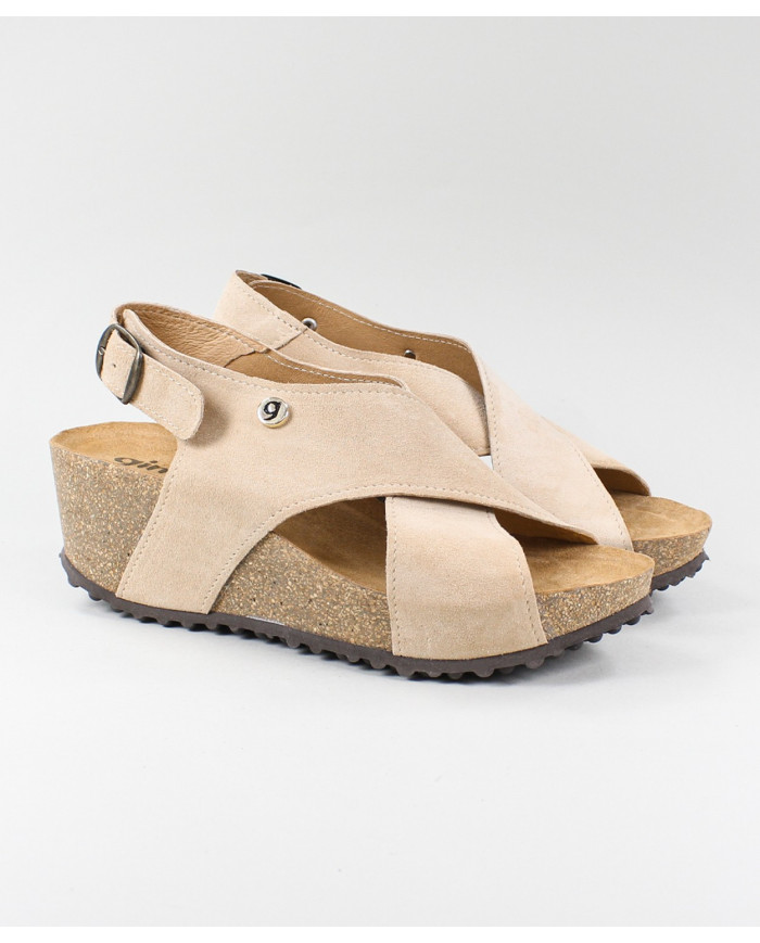 Sandals Bejes Ginova de Tiras Cruzadas with Anatomical Insole