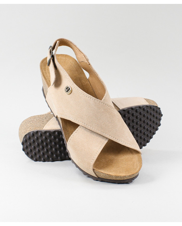 Sandals Bejes Ginova de Tiras Cruzadas with Anatomical Insole