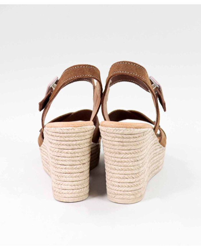 Suede Sandals with Ladies' Wedge Ginova