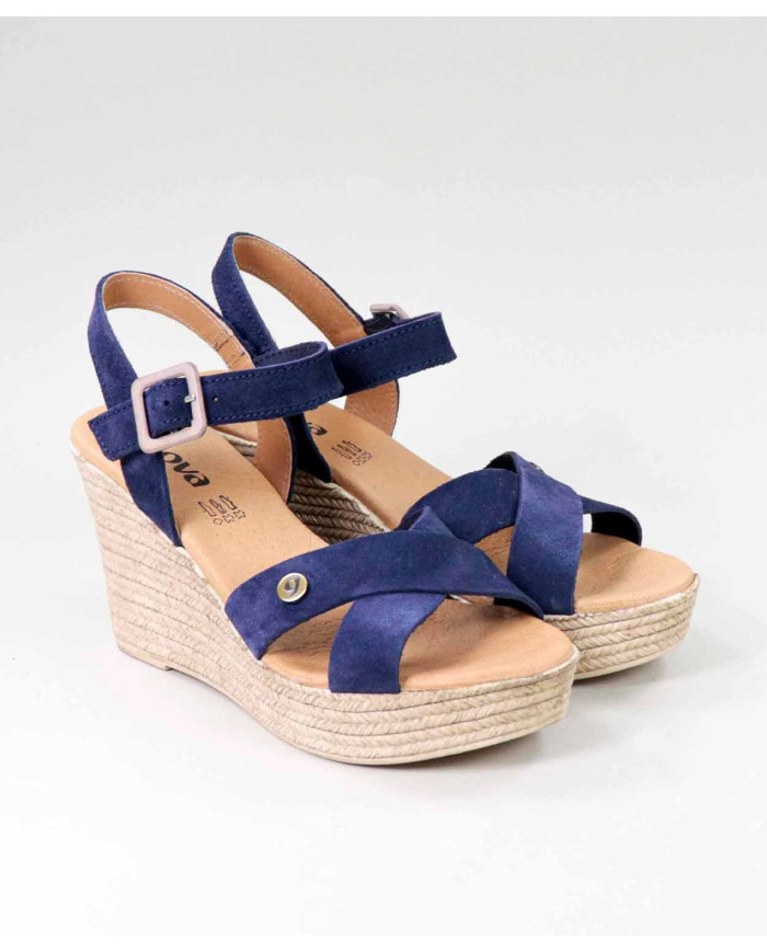 Suede Sandals with Ladies' Wedge Ginova