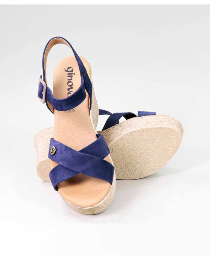 Suede Sandals with Ladies' Wedge Ginova