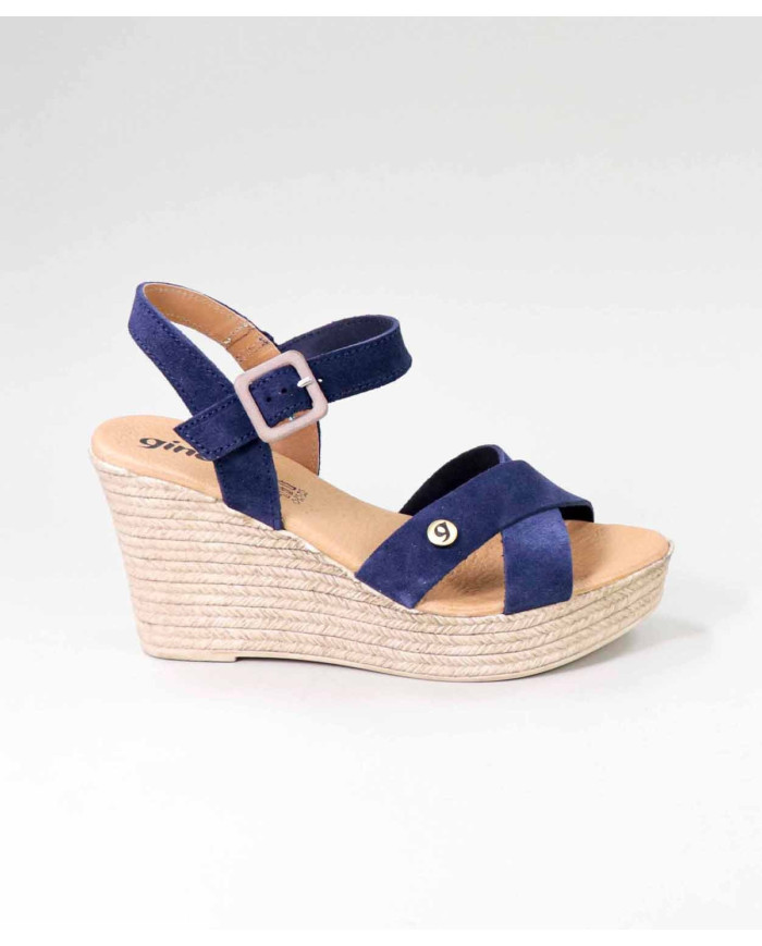 Suede Sandals with Ladies' Wedge Ginova
