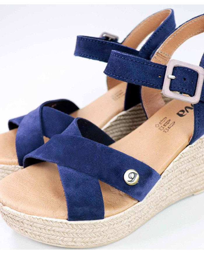 Suede Sandals with Ladies' Wedge Ginova