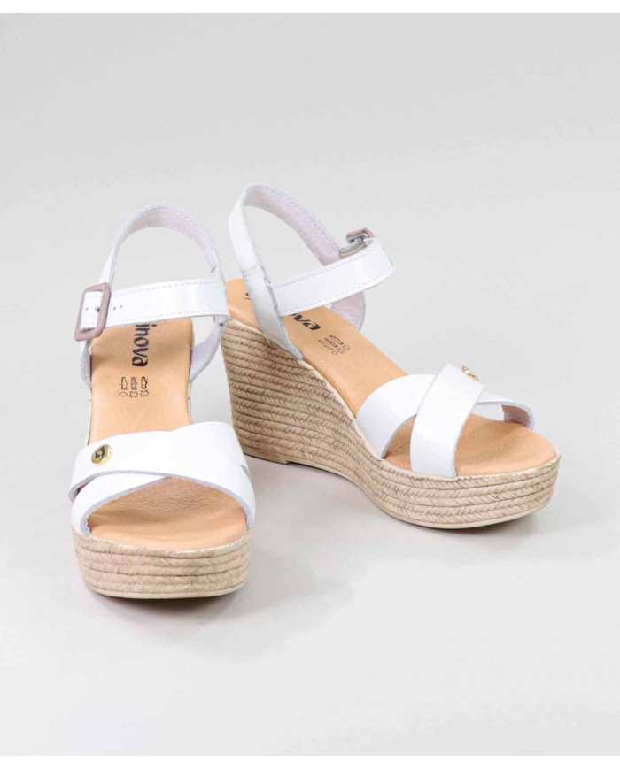 Suede Sandals with Ladies' Wedge Ginova