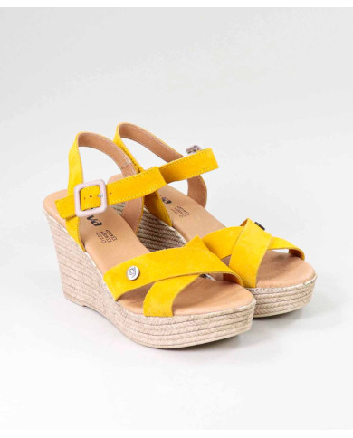 Suede Sandals with Ladies' Wedge Ginova