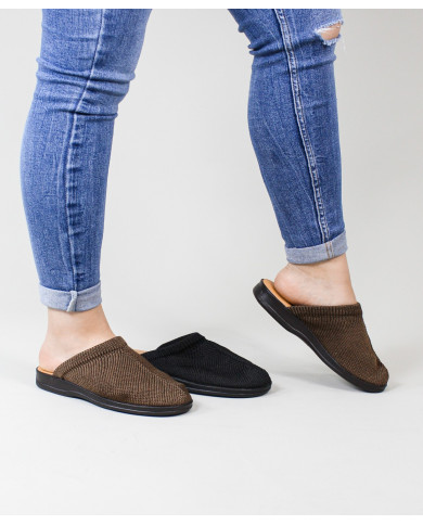 Comfort Slippers with Gaspea in Mesh Tricoted