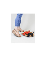 Ginova de Tiras Cruzadas sandals with Anatomical Insole