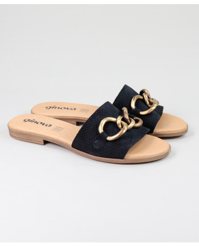 Chinelos de Senhora Ginova com Corrente