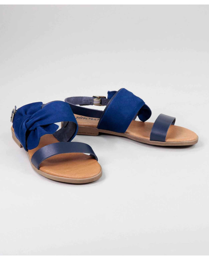 Rasas de Senhora Ginova sandals with lace