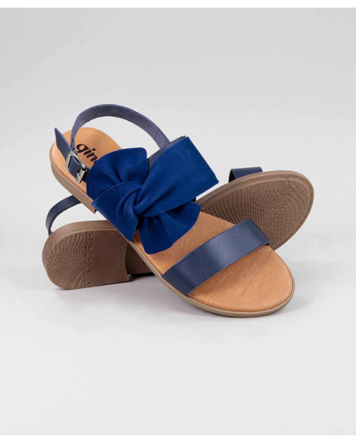 Sandalias Rasas de Senhora Ginova con encaje