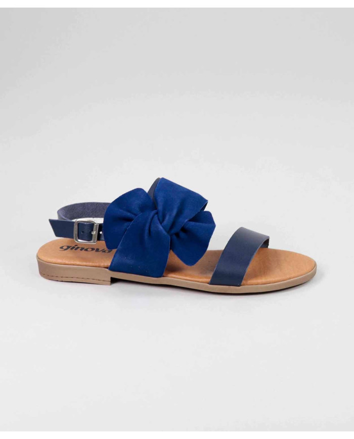 Rasas de Senhora Ginova sandals with lace