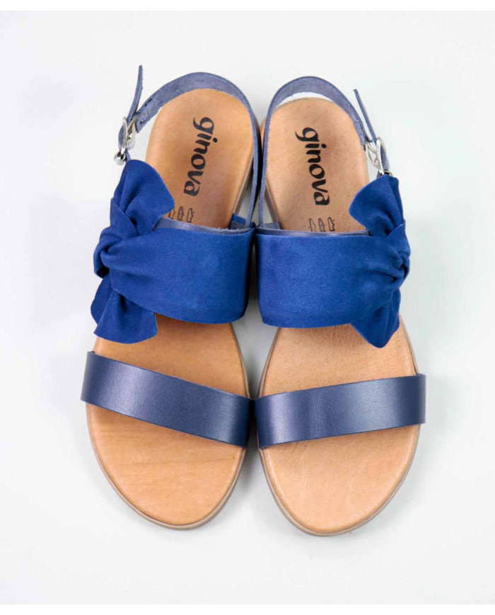 Rasas de Senhora Ginova sandals with lace