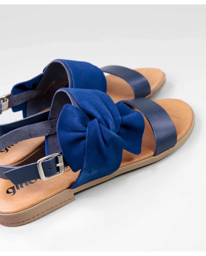 Rasas de Senhora Ginova sandals with lace