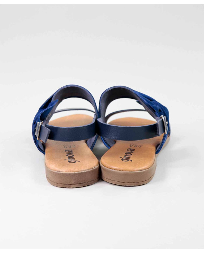 Rasas de Senhora Ginova sandals with lace