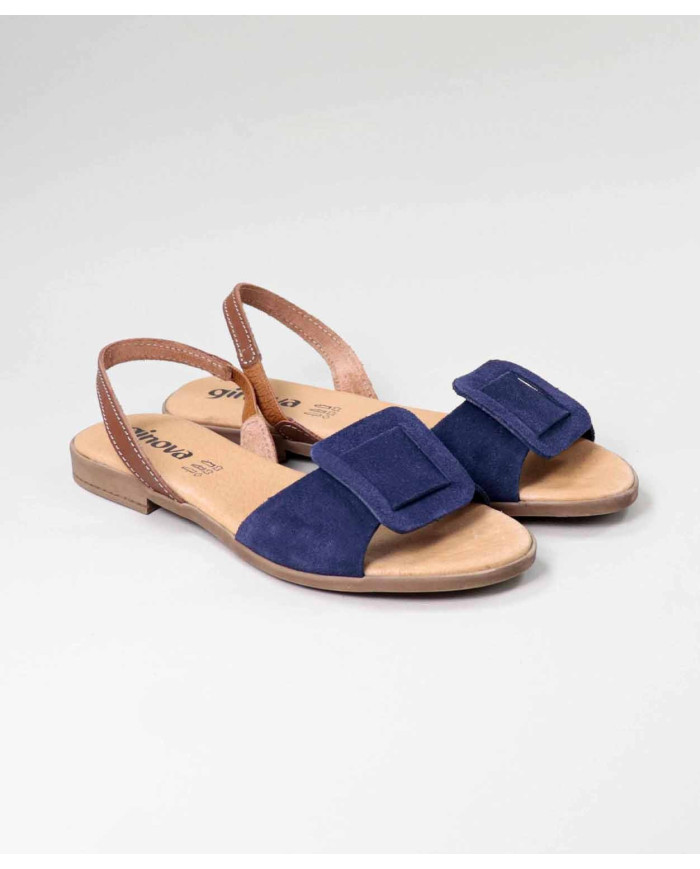 Rasa sandals with Square Aplique by Madame Ginova
