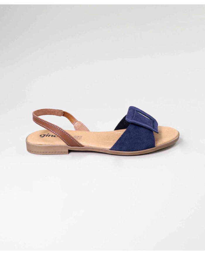Rasa sandals with Square Aplique by Madame Ginova