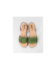 Rasa sandals with Square Aplique by Madame Ginova