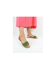 Rasa sandals with Square Aplique by Madame Ginova