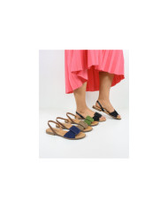 Rasa sandals with Square Aplique by Madame Ginova