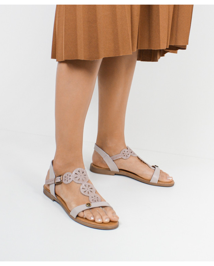 Sandalias de Señora con Faja de Apertar