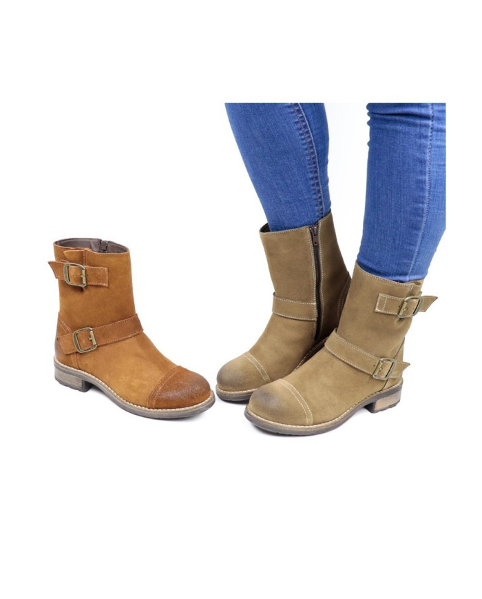 Chicas Botas con Ginova Buckles