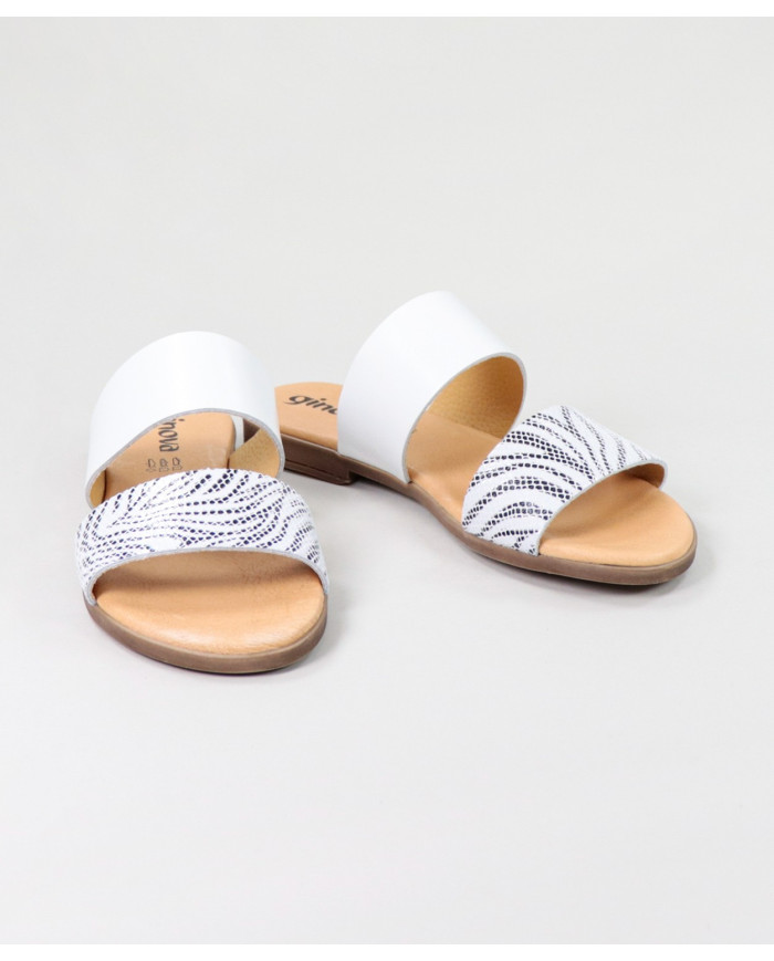 Ms. Ginova Slippers with Two Strips