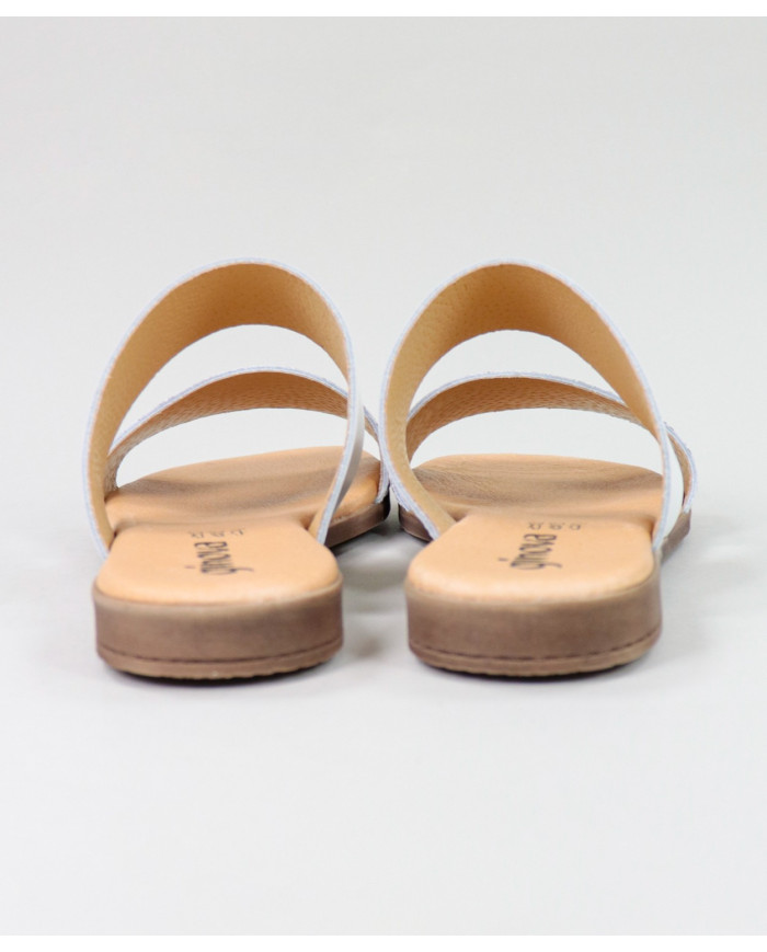 Ms. Ginova Slippers with Two Strips