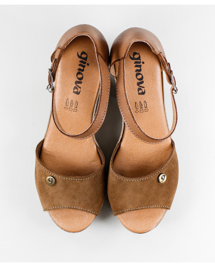 Sandalias de Senhora Ginova Cerrada Volver