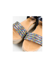 Sandalias de Senhora Ginova con cinta grabada