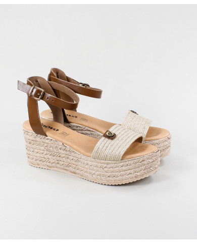 Sandalias de Senhora Ginova con Strip en Esparto