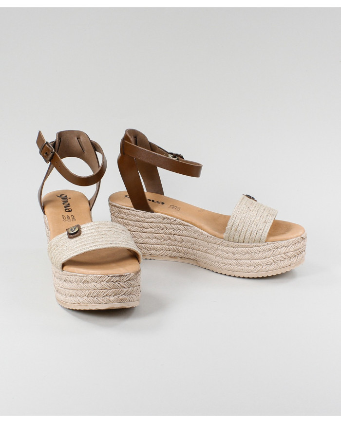 Sandálias de Senhora Ginova com Tira em Esparto