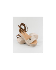 Sandals by Senhora Ginova with Strip in Esparto